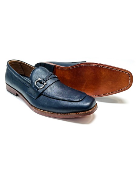 Loafer Azul en Cuero D'ARON