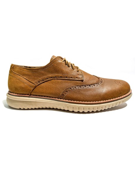 Derby Brogue Canela Cristal